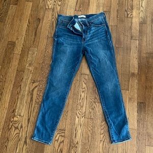 10’’ High- Rise Skinny Madewell Jeans
